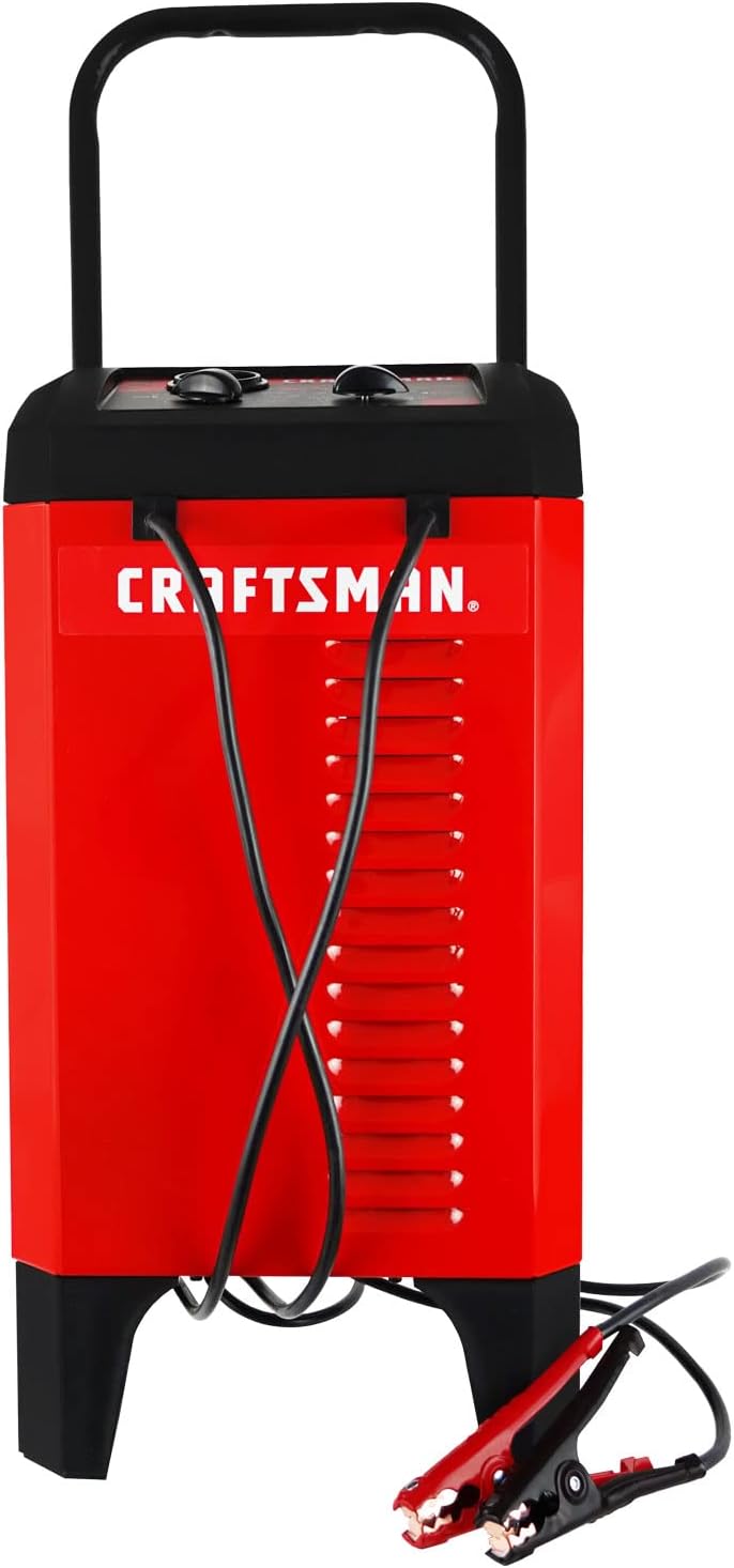 CRAFTSMAN Wheeled Battery Charger: 2-in-1 Power Boost