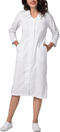 Adar Universal Scrub Dress for Women - Embroided Collar Dress