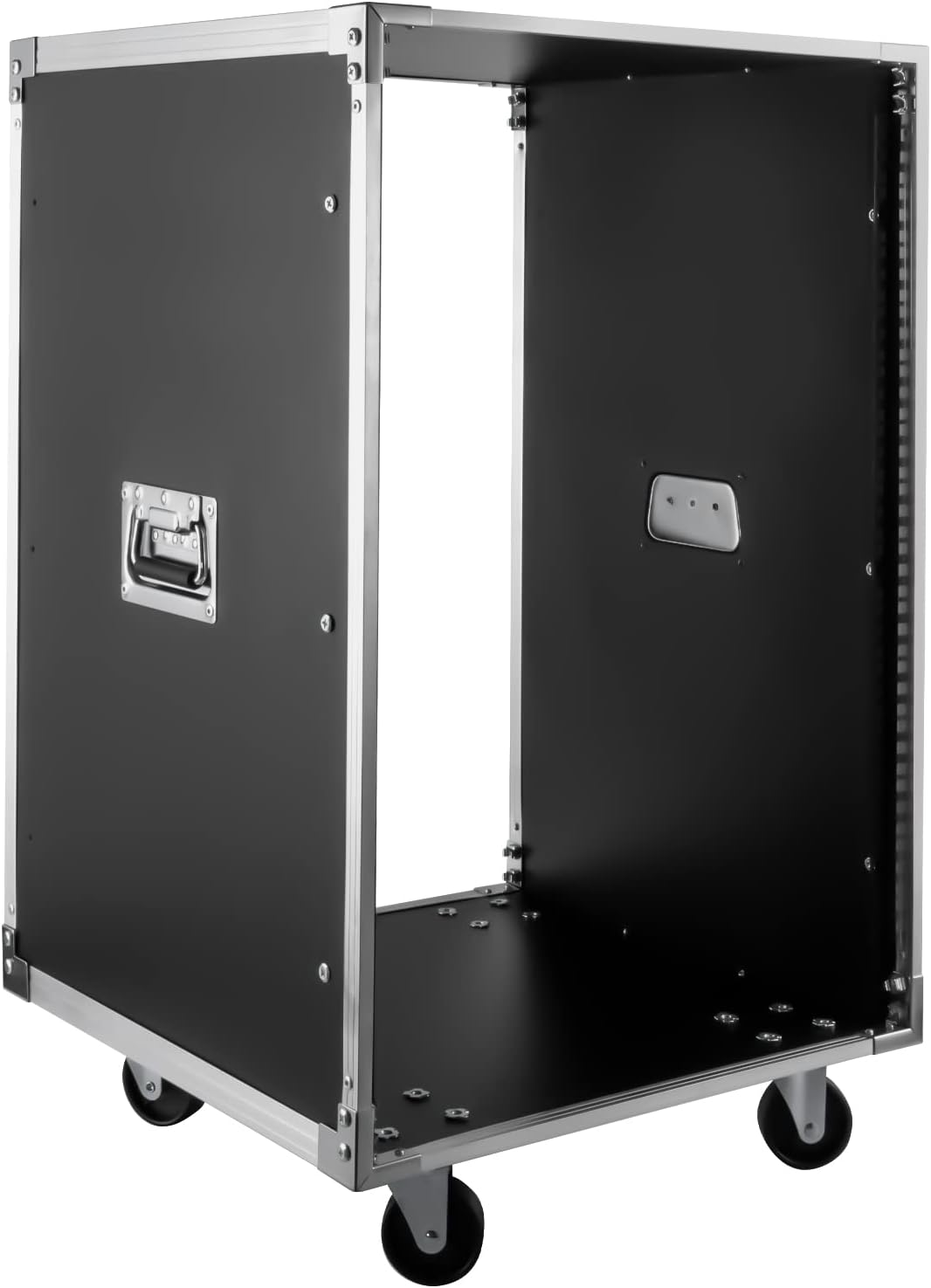 16U AV Rack Case with Wheels for Network Data and Audio Equipment