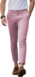 GINGTTO Mens Dress Pants Slim Fit Chino Pants for Men - Sleek Stretch