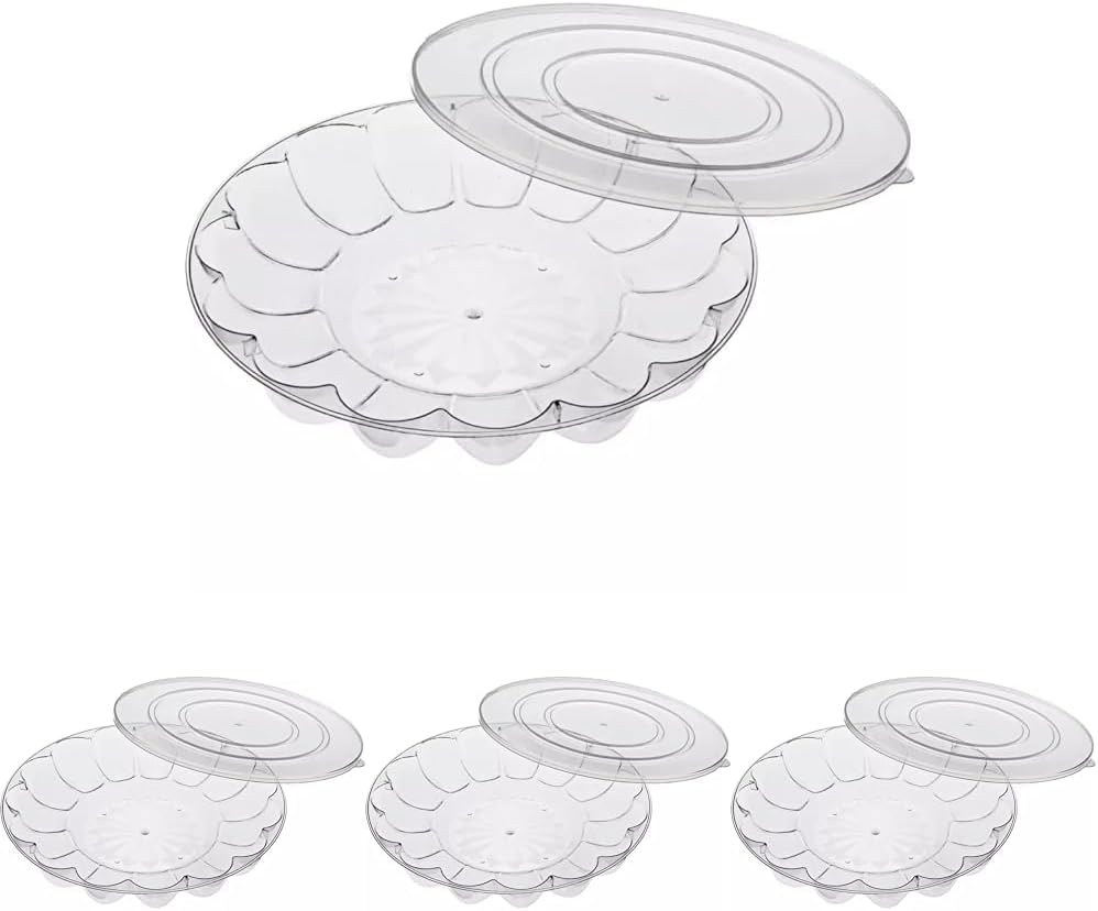 Stylish Premium Clear Plastic Heavyweight Deviled Egg Tray