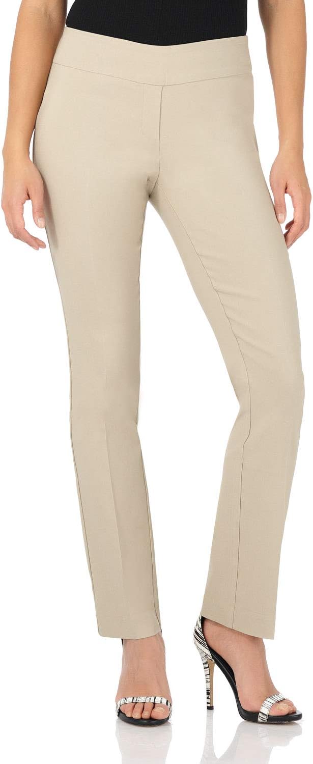 Rekucci Women's Comfort Stretchy Straight Leg Office Pant Review