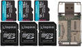 Kingston 128GB MicroSDXC Canvas Go Plus 3-Pack Bundle - Fast Transfers