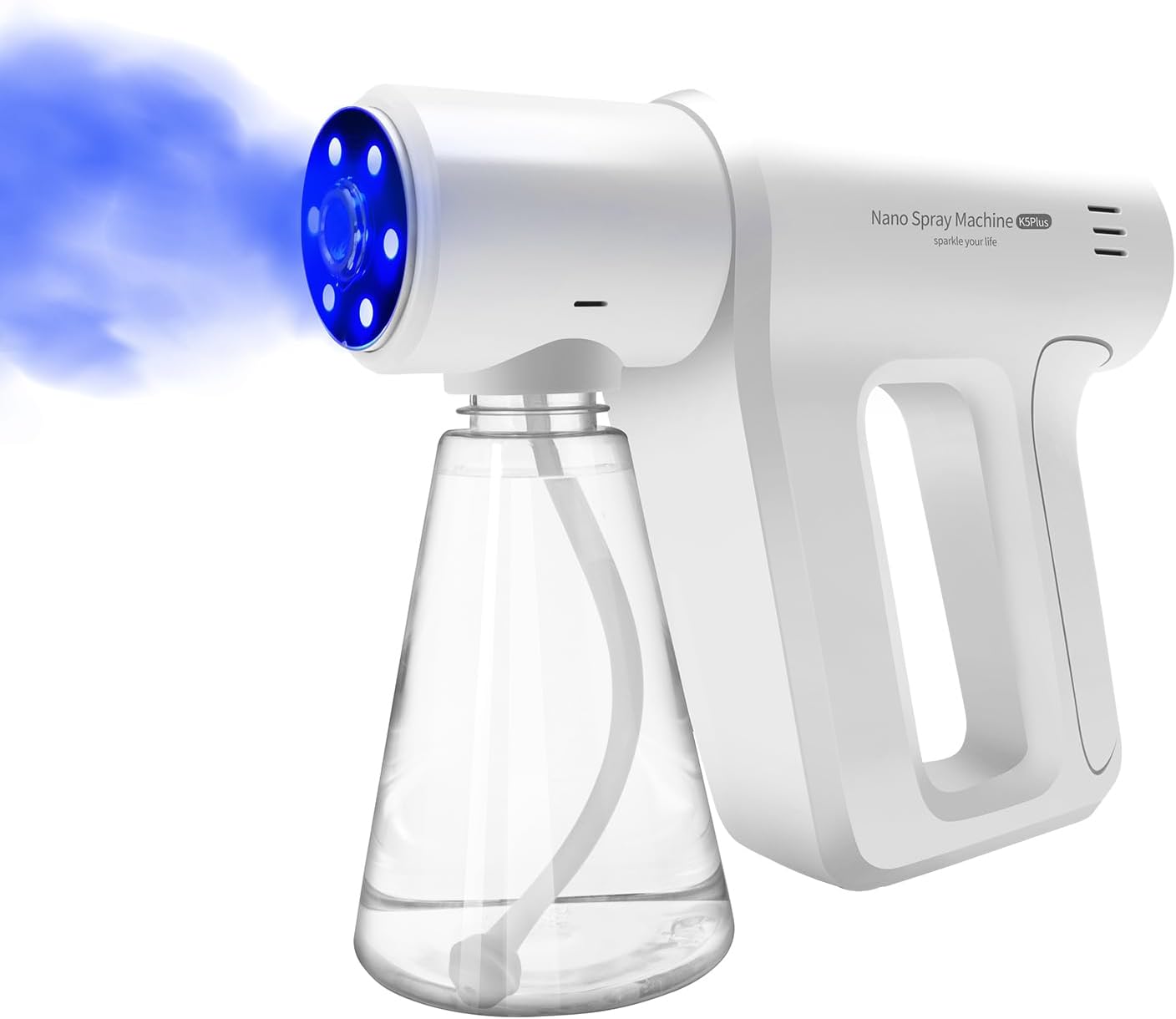 Rechargeable Nano Sprayer with Blue Light for Ultimate Cleanliness