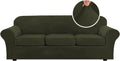H.VERSAILTEX Stretch Velvet Sofa Cover for Large Couches in Style