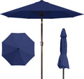 9FT Patio Umbrella with Fiberglass Ribs - Sturdy UV Waterproof Shade