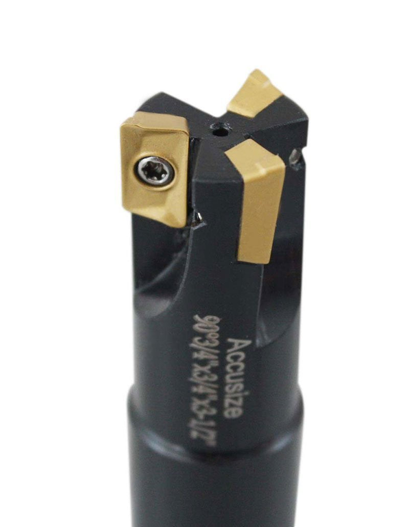 Accusize 3/4ft' 90 Degree Square Shoulder Indexable End Mill