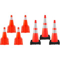 18in and 36in Traffic Cones Pack - Durable High-Visibility Safety