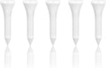 Zivisk Wooden Golf Tees Set in 5 Colors, 100 Count
