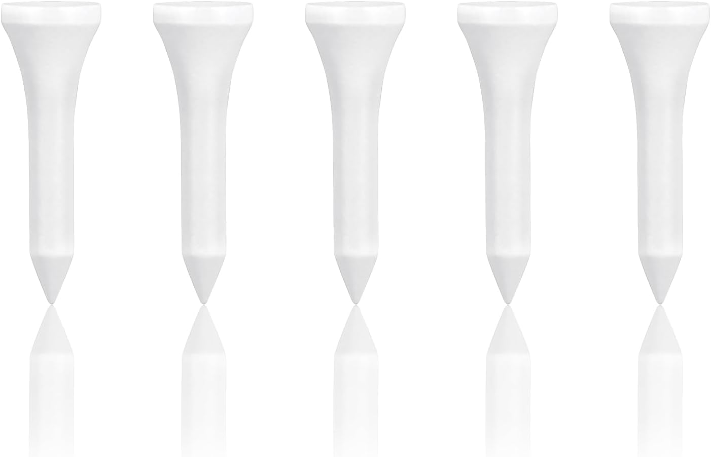 Zivisk Wooden Golf Tees Set in 5 Colors, 100 Count