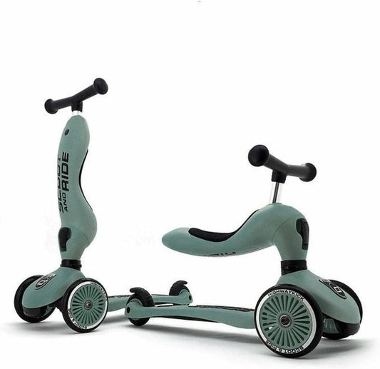 Scoot & Ride 2-in-1 Ride-On & Stand Kids Scooter for Ages 1-5