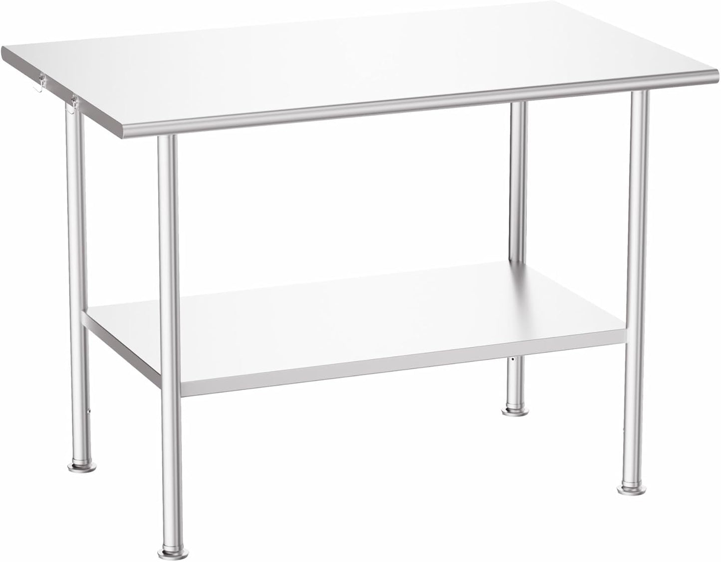 All-Stainless Steel Prep Table for Versatile Kitchen Use
