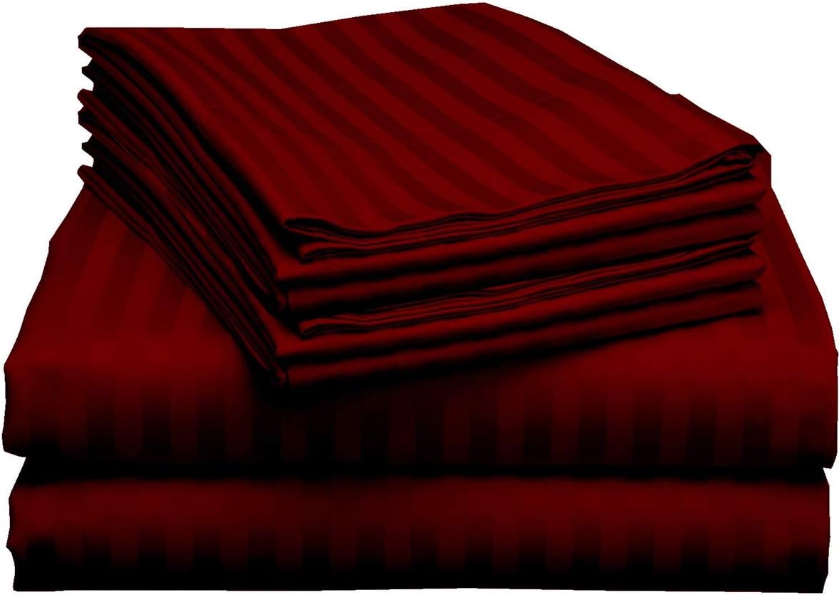 6 Piece Extra Deep Pocket Full Size Egyptian Cotton Sheet Set
