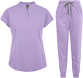 Scrubs Set for Women Nurse Uniform Jogger Suit - Comfortable niaahinn