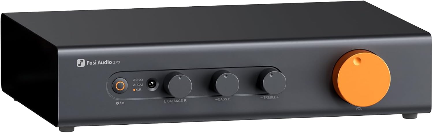 Fosi Audio ZP3 Balanced Preamp for Home Audio Control Hub