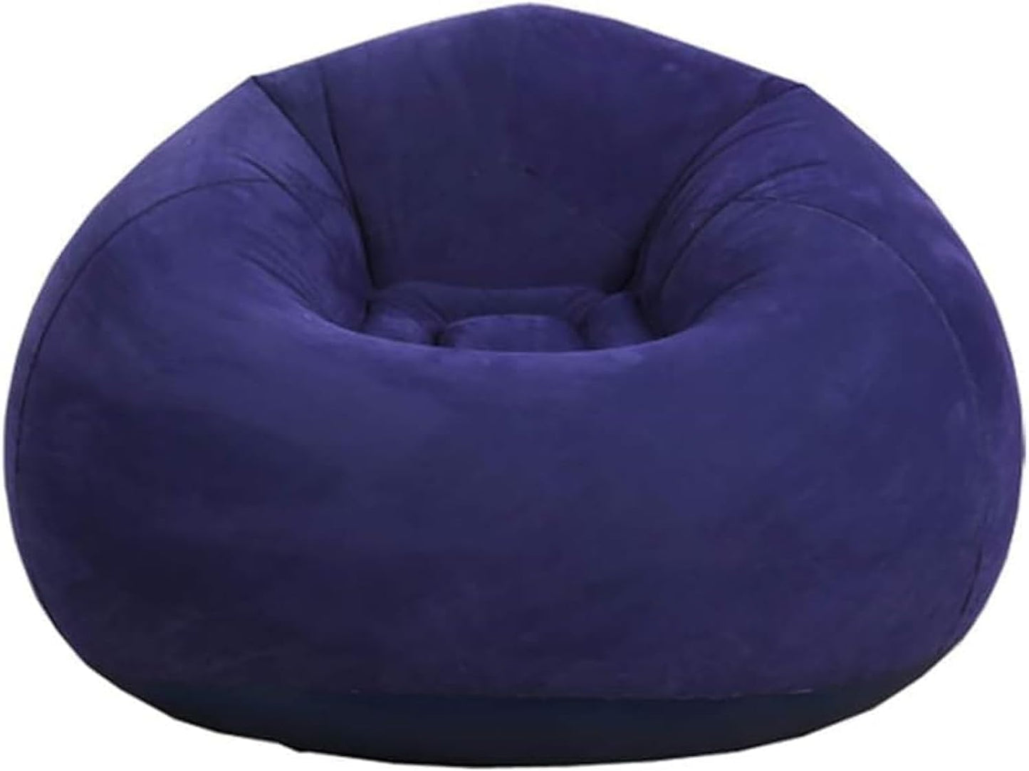 Beanless Inflatable Chair - Washable, Organize Toys - Blue