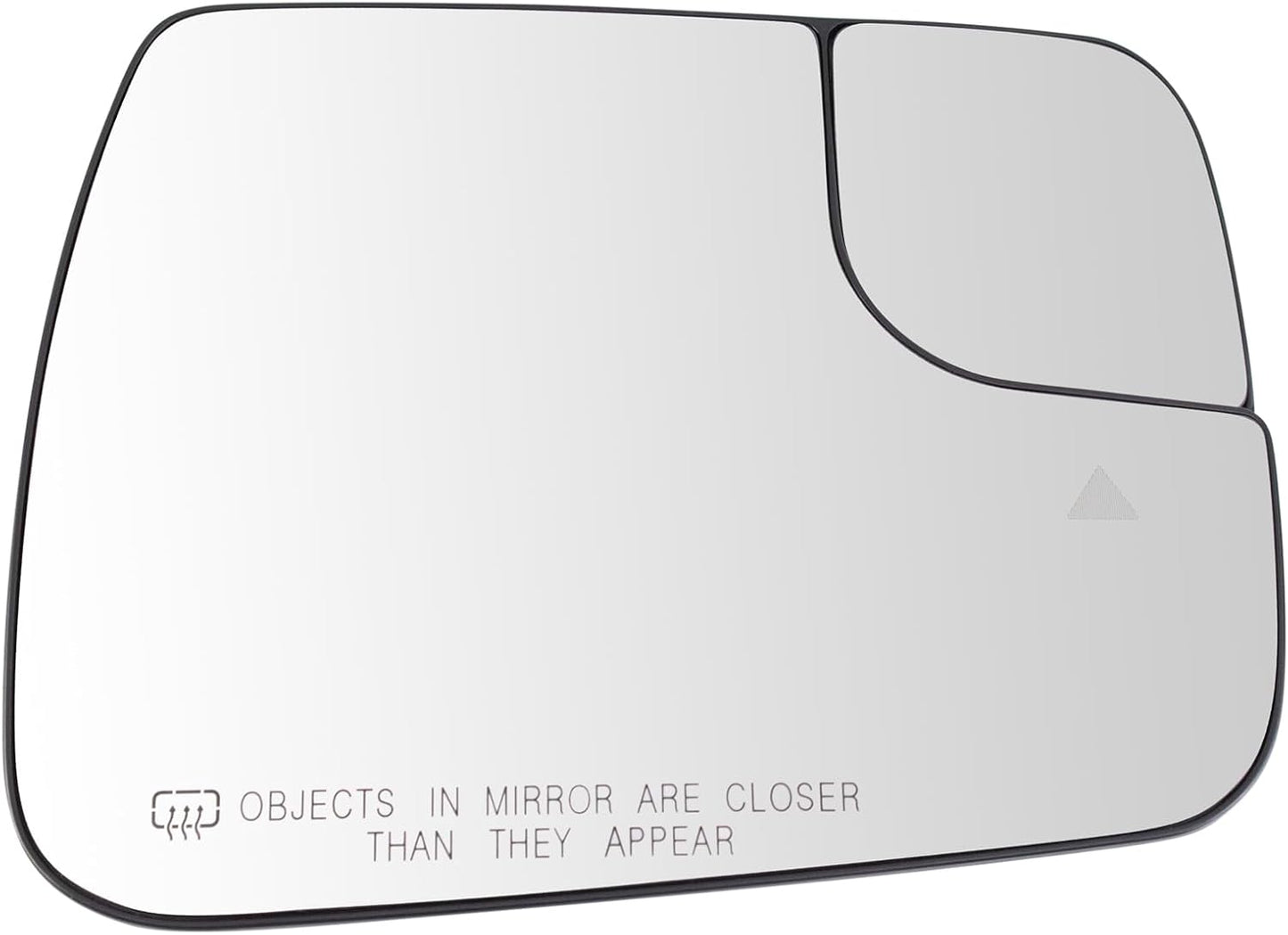 TRQ Passenger Side Heated Mirror Glass with Blind Spot Detection