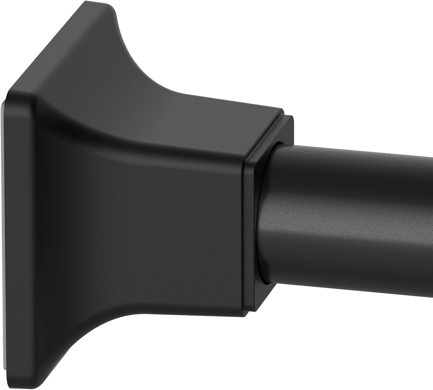 Adjustable Black Tension Rod 30-80 Inch - No Drilling Required!