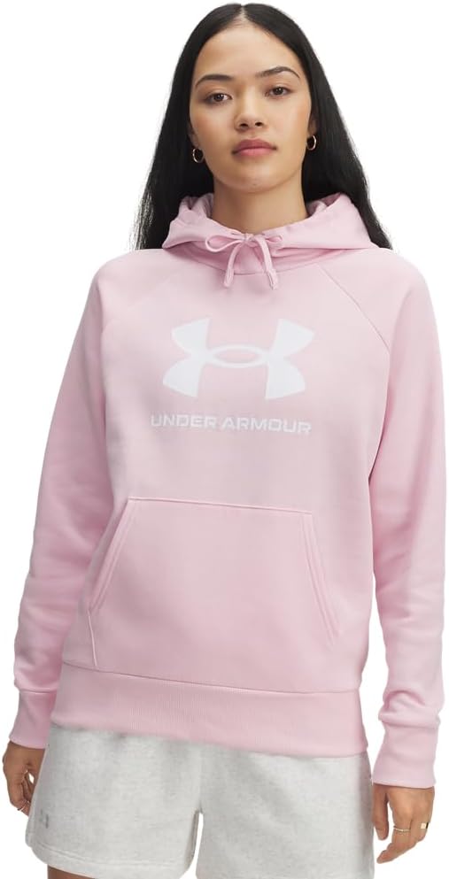 Under Armour womens Rival Fleece Big Logo Hoodie for Comfort