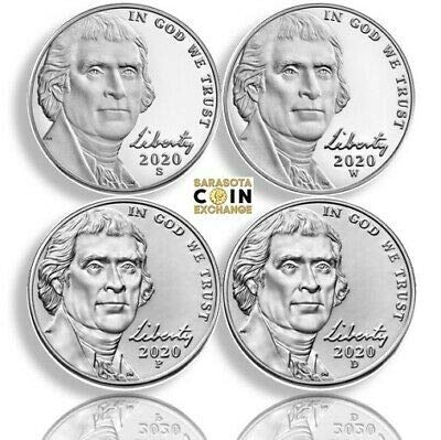 2020 Various Mint Marks Jefferson 5 Cents Coin Set Review