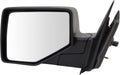Left Power Mirror with Textured Black Cover - Driver Side Replacement