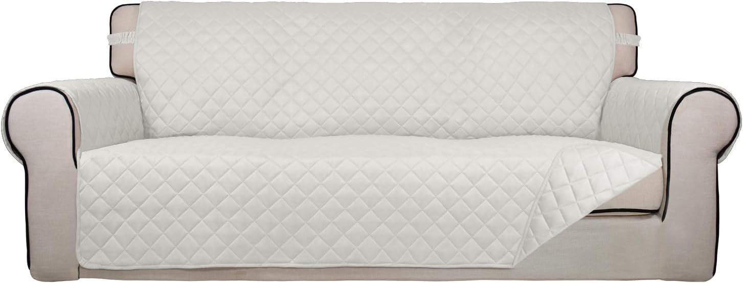 PureFit Reversible Quilted Sofa Cover for Pets and Kids
