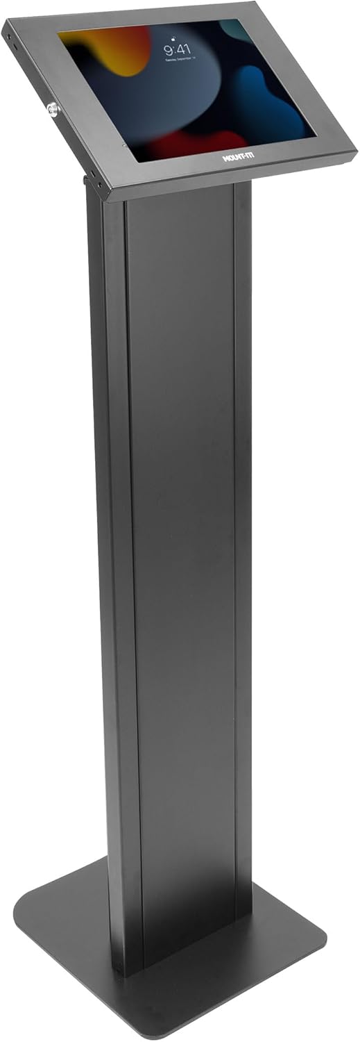 Secure Anti-Theft Tablet Floor Stand Kiosk for iPad Models