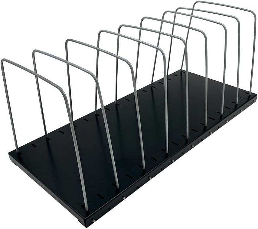 8-Slot Steel Wire Desk Organizer by Huron