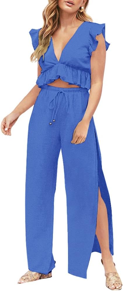 FANCYINN Womens 2 Pieces Outfits for Summer Beach and Parties