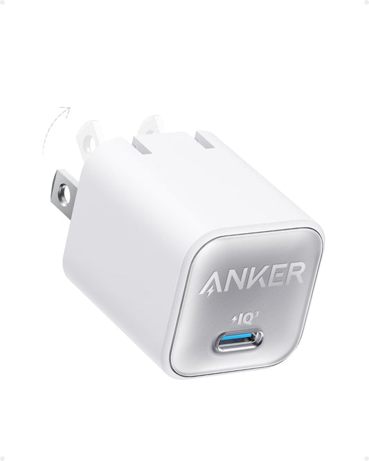 Anker Nano Charger: 30W Fast Charge for iPhone & Galaxy