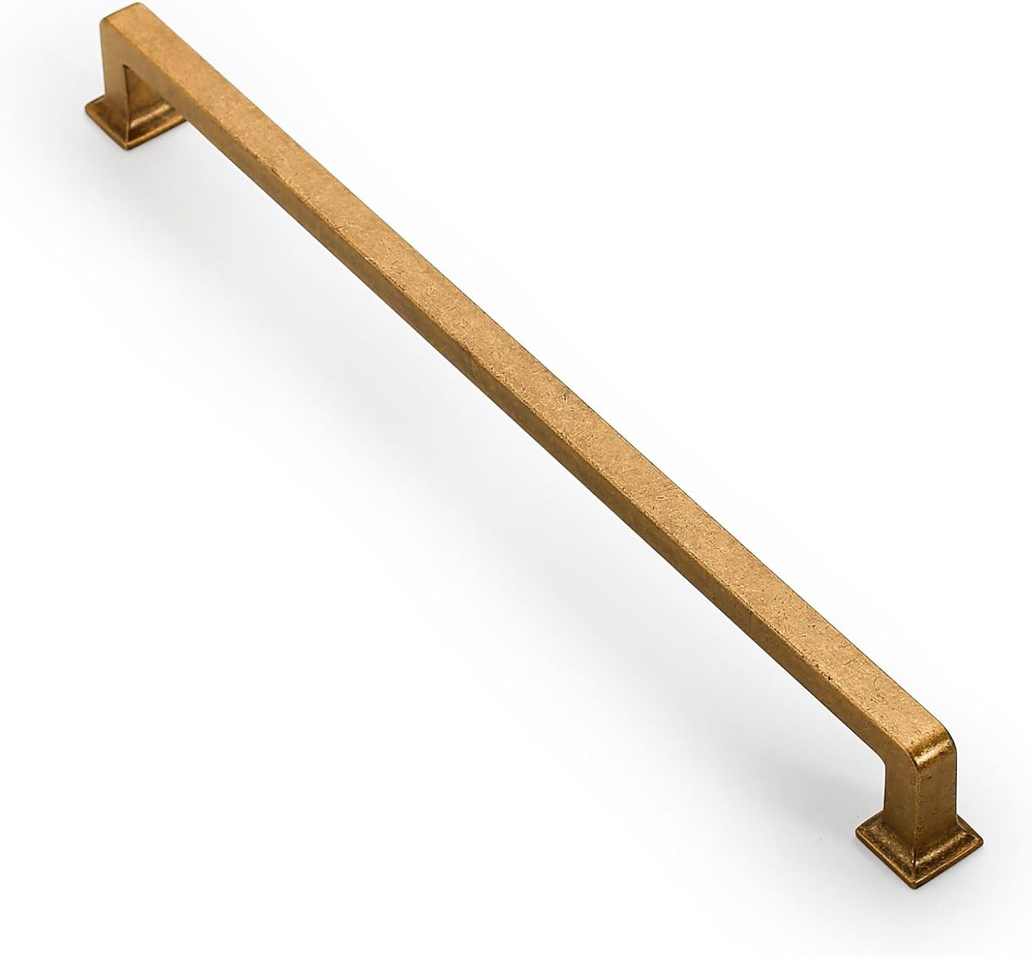 Antique Brass Kitchen Cabinet Handles - 6 Pack 12.6 Inch Pulls