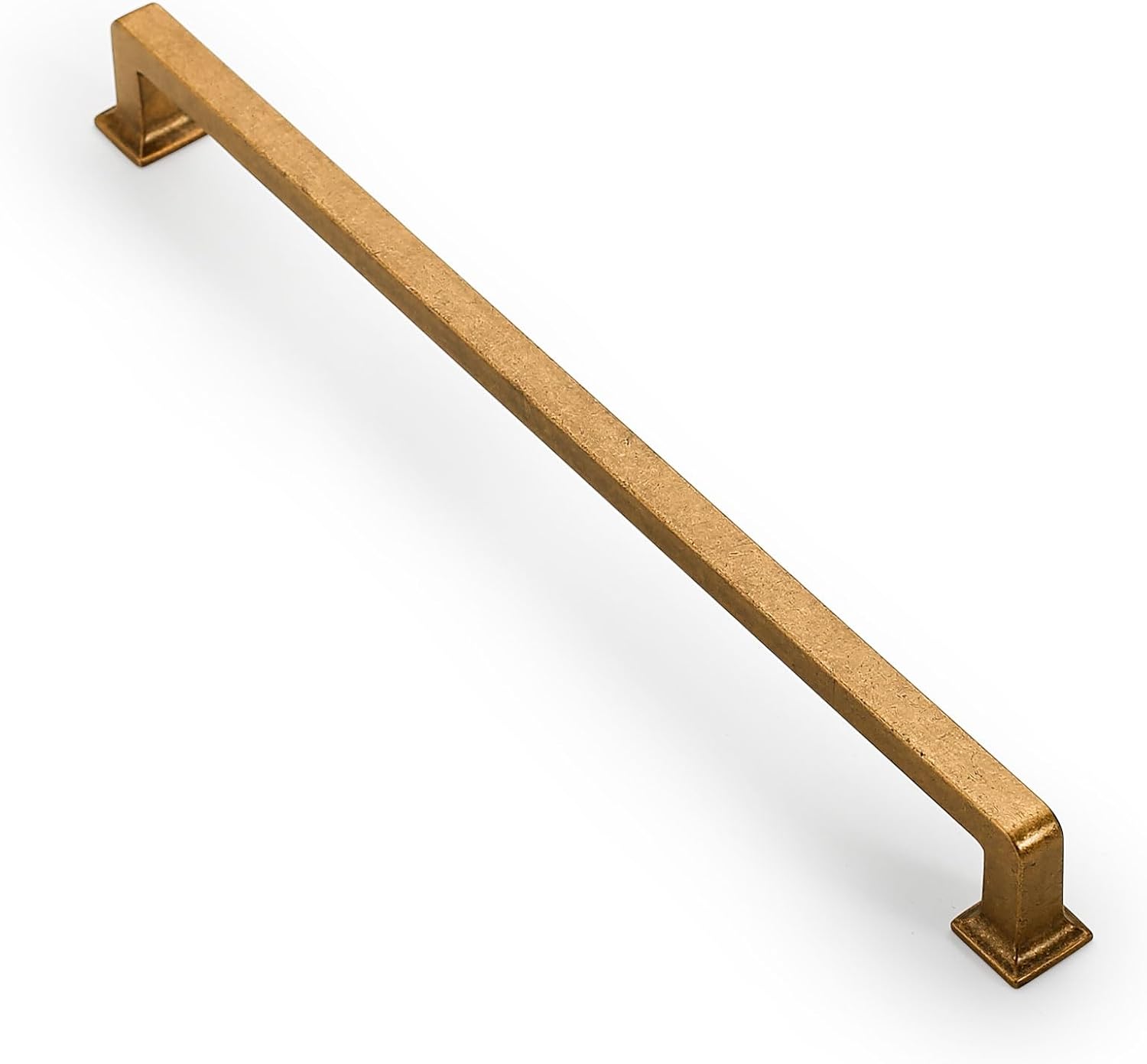 Antique Brass Kitchen Cabinet Handles - 6 Pack 12.6 Inch Pulls