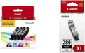 Canon CLI-281 & PGI-280 XL Ink Pack - Photo and Document Combo