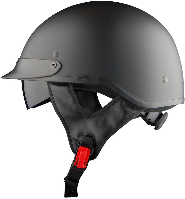 1Storm Half Face Motorcycle Helmet with Retractable Visor