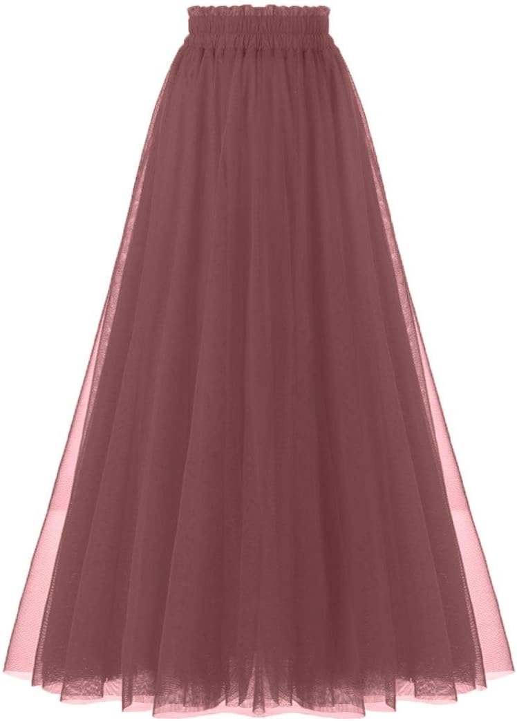 OBBUE Women's A Line Tulle Party Evening Tutu Skirts Review
