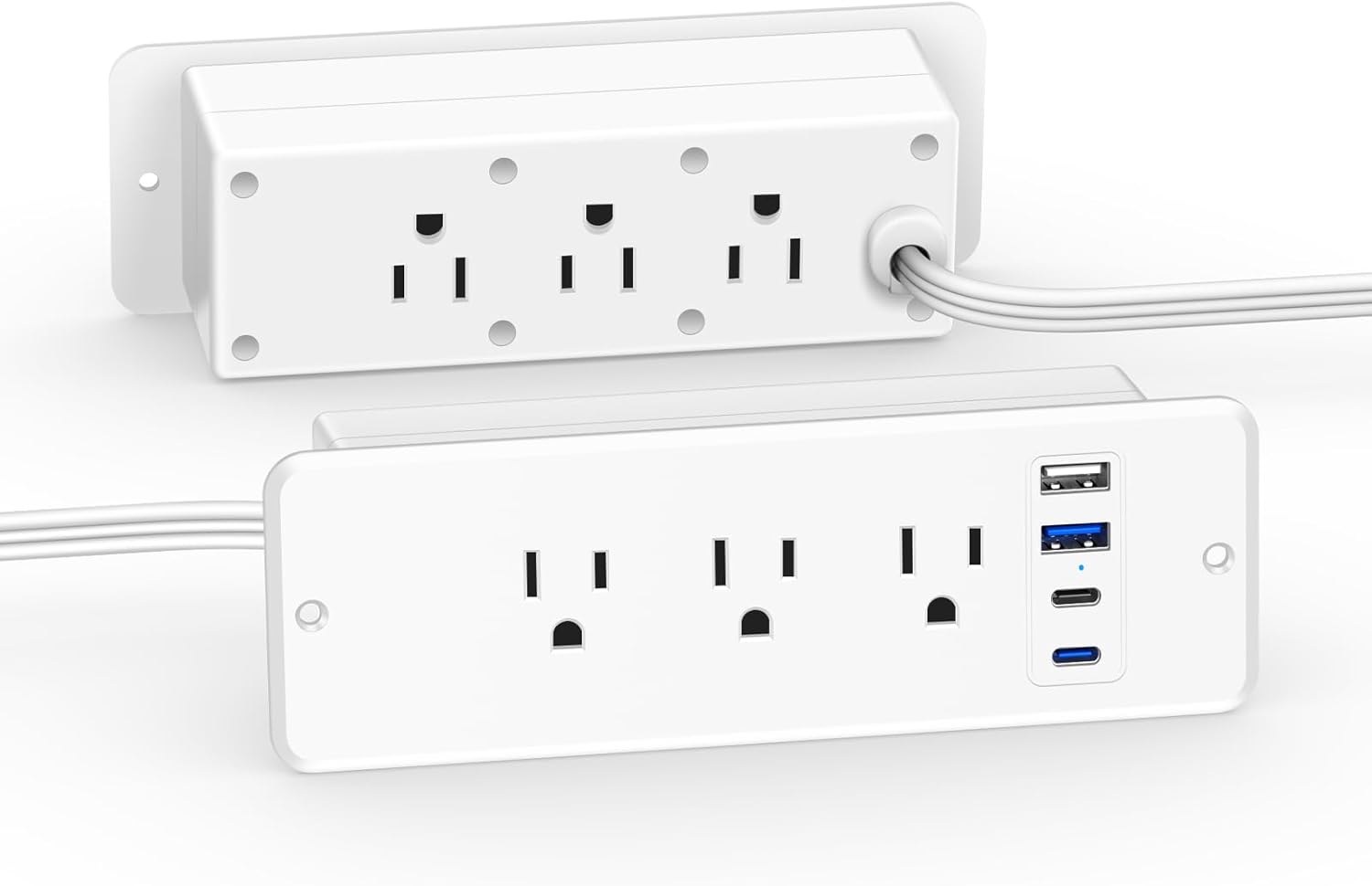 CCCEI 6 Outlets Dual Side Recessed Power Strip Review