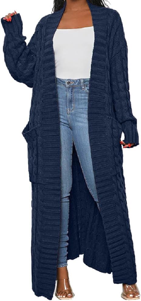 Stylish Cable Knit Cardigan with Pockets for Women 2023