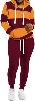 Womens 2 Piece Tracksuit Pullover and Jogger Set - Cozy Activewear