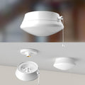 7 Modern LED Ceiling Light 2 Pack 12W 4000K Pull Chain - Energy Saving