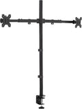 Dual Ultra Wide Monitor Desk Mount for 27 to 38 in Screens - Heavy