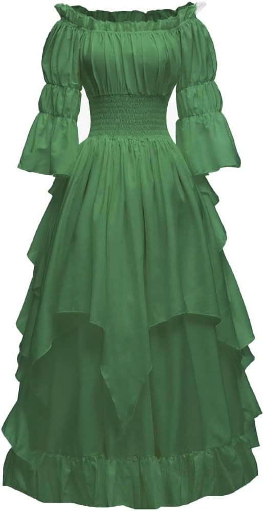 Gothic Witch Dress for Women - Medieval Renaissance Costume