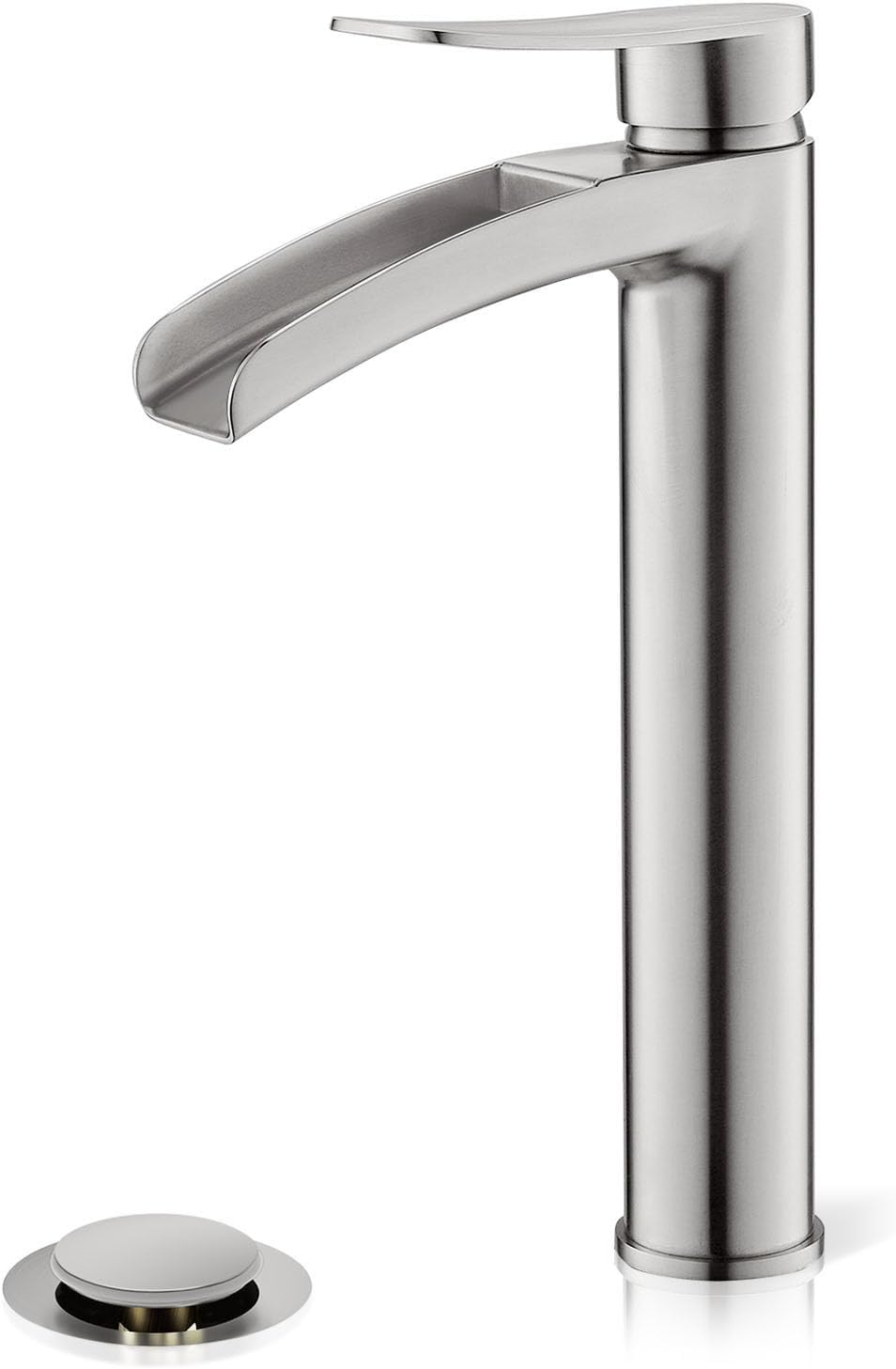 Phiestina Brushed Nickel Tall Bathroom Vessel Sink Faucet Review