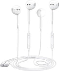 HiFi Stereo Earbuds for iPhone - Noise Reduction, Mic & Volume Control - Zetuti