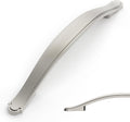 Brushed Satin Nickel Cabinet Pulls 5 in Hole Center - 10 Pack