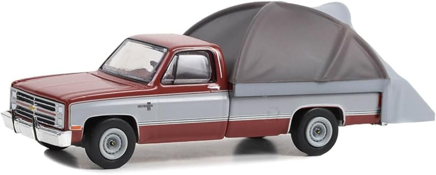 1983 Chevy C20 Silverado with Truck Bed Tent - 1/64 Scale