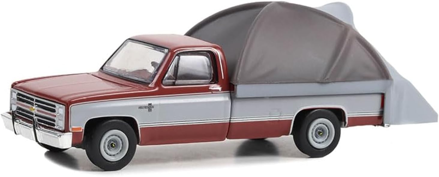 1983 Chevy C20 Silverado with Truck Bed Tent - 1/64 Scale