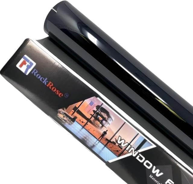 RockRose 50% Premium Carbon Car Window Tint Film for Privacy