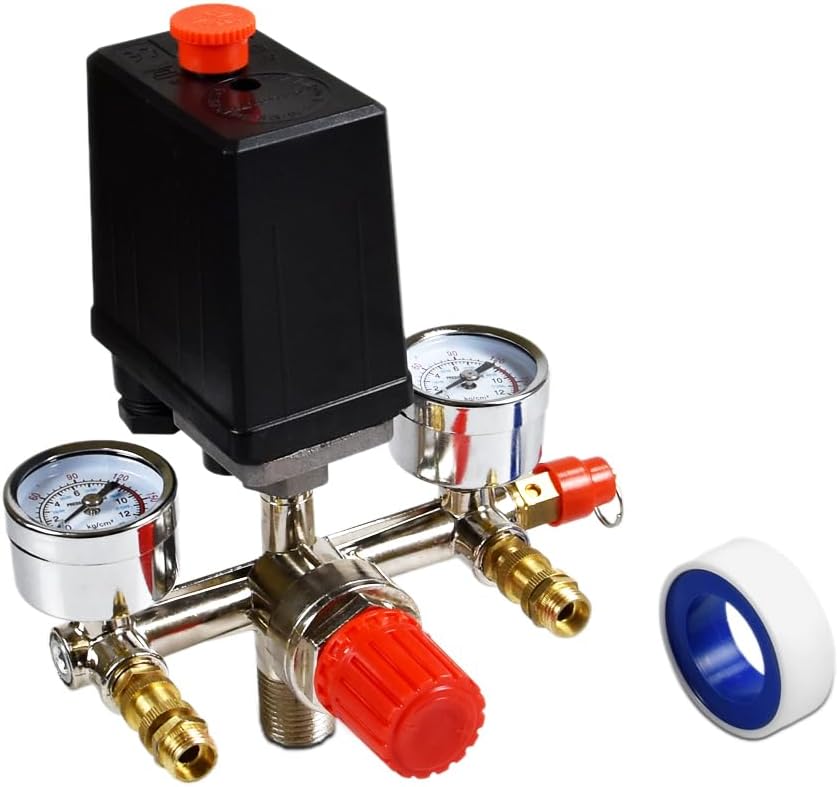 Vertical Air Compressor Switch 90-120PSI: Regulate with Ease!