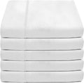 Twin/Twin XL 5-Pack Extra Long Flat Sheets - Premium Ultra-Soft White