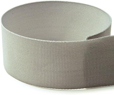 USA Made 7/8 in Gray Grosgrain Ribbon - 100 Yards for Crafting
